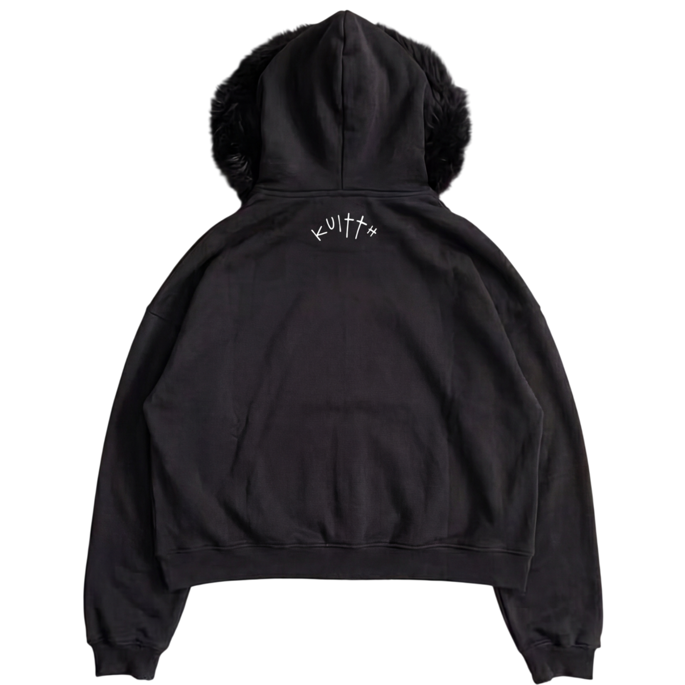 FUR ZIP HOODIE